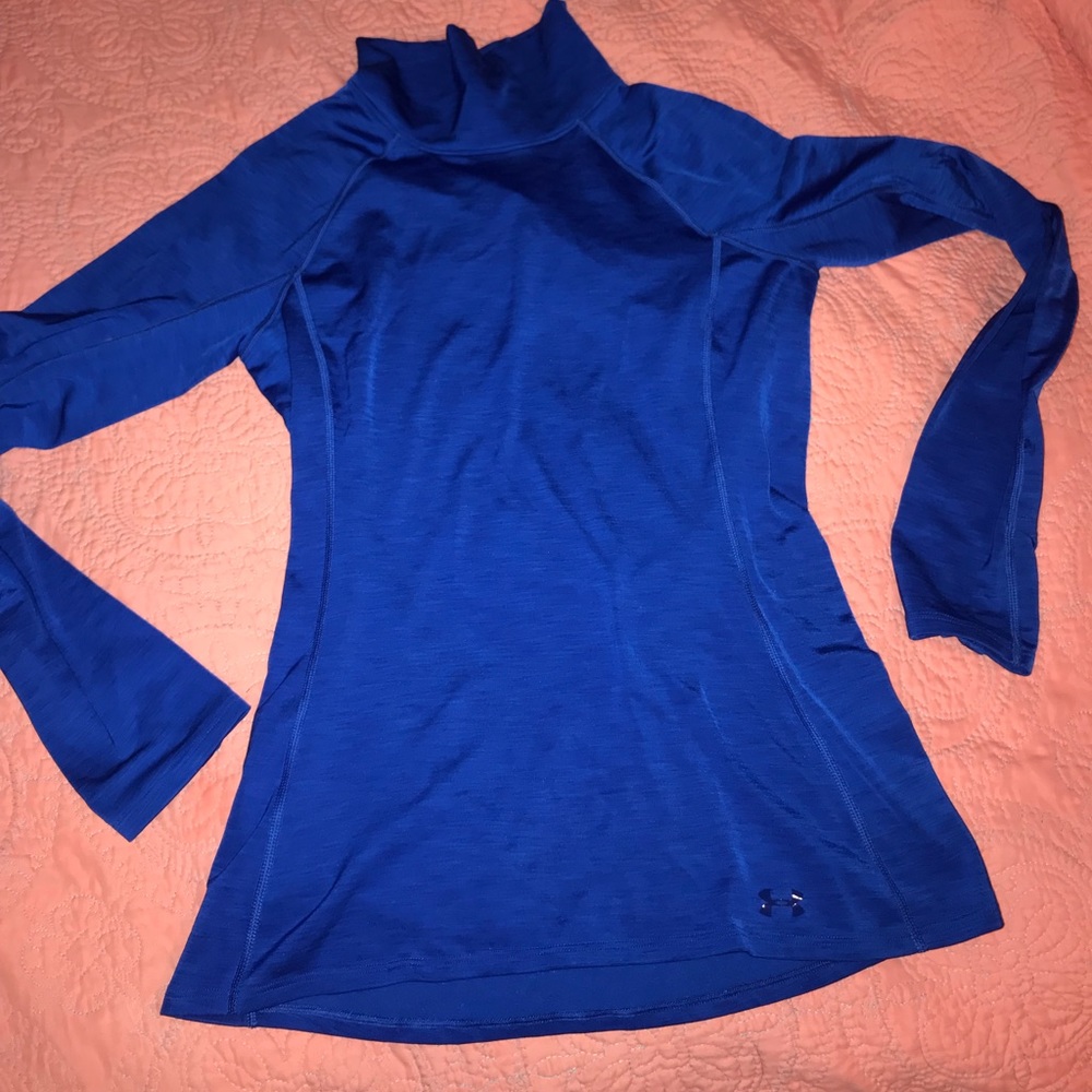 Blue Under Armour ColdGear shirt